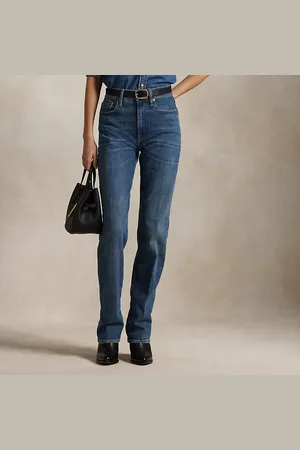 Ralph Lauren Vaqueros rectos de tiro alto