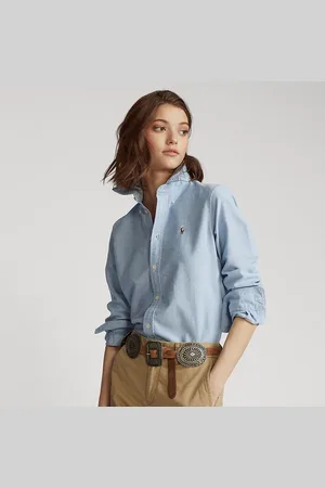 Ralph Lauren Camisa Oxford de algodón lavado Slim Fit