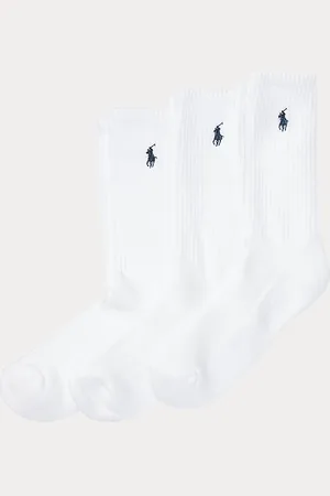 Ralph Lauren 3 pares de calcetines de media caña