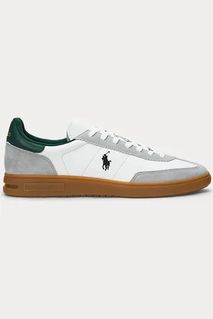 Ralph Lauren Deportiva Bedford de ante y piel