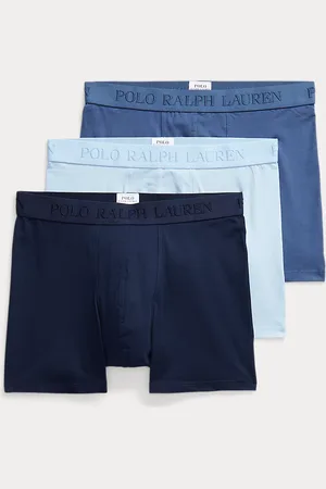 Ralph Lauren 3 calzoncillos bóxer de algodón elástico