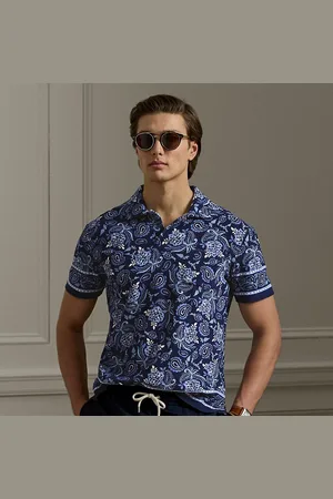Ralph Lauren Polo de rizo con estampado de paisley