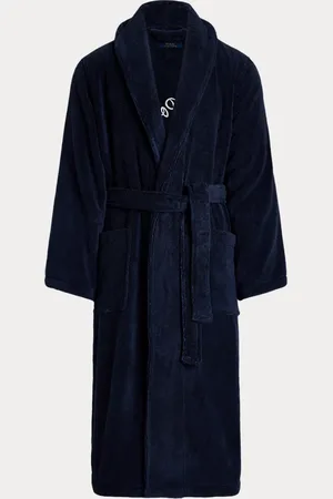Ralph Lauren Bata de rizo de algodón con logotipo
