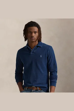 Ralph Lauren Polo de piqué Custom Slim Fit índigo