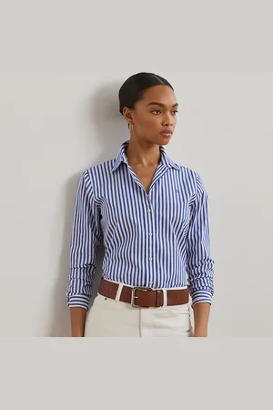 Ralph Lauren Camisa de paño Classic Fit con rayas