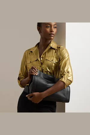 Ralph Lauren Bolso tote Bradley de piel granulada