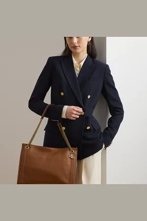 Ralph Lauren Bolso tote Bradley de piel granulada