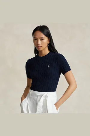 Ralph Lauren Jersey de algodón en punto de ochos