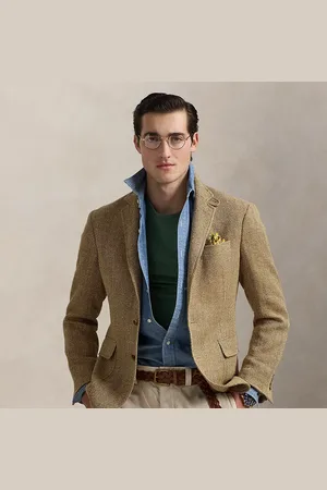Ralph Lauren Chaqueta informal Polo en espiga
