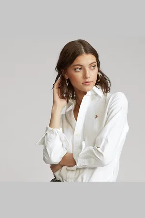 Ralph Lauren Camisa Oxford de algodón lavado Slim Fit