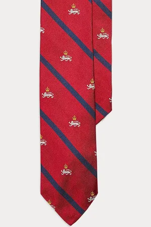Ralph Lauren Corbata Club de seda repp con rayas