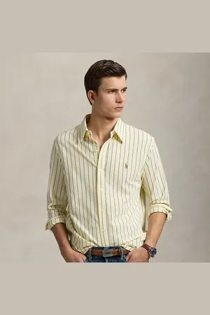 Ralph Lauren Camisa oxford de punto con rayas