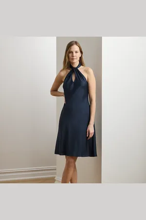 Ralph Lauren Vestido de cóctel de charmeuse