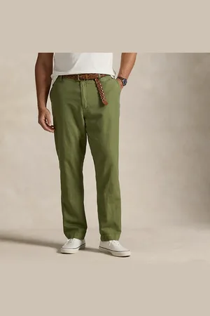 Ralph Lauren Tallas Grandes - Pantalón Classic Fit de algodón y lino