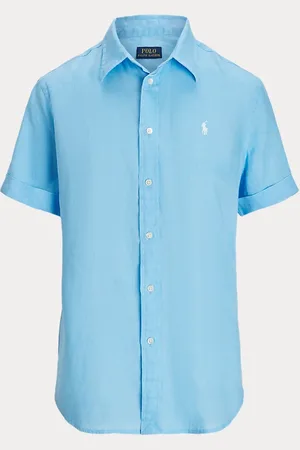 Ralph Lauren Camisa de lino de manga corta