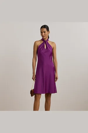 Ralph Lauren Vestido de cóctel de charmeuse