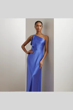 Ralph Lauren Vestido de charmeuse de raso