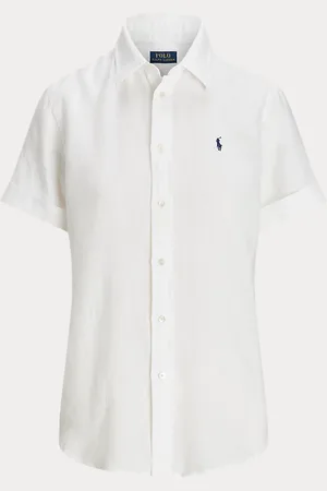 Ralph Lauren Camisa de lino de manga corta