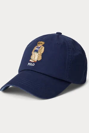 Ralph Lauren Gorra de sarga con Polo Bear