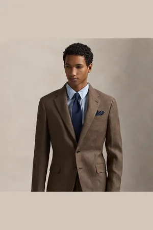 Ralph Lauren Chaqueta de traje Polo de dobby de lino