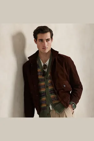 Ralph Lauren Cárdigan Fair Isle de mezcla de algodón