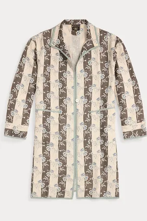 Ralph Lauren Guardapolvo de lino con flores