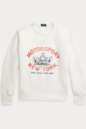 Ralph Lauren Sudadera de felpa con gráfico vintage