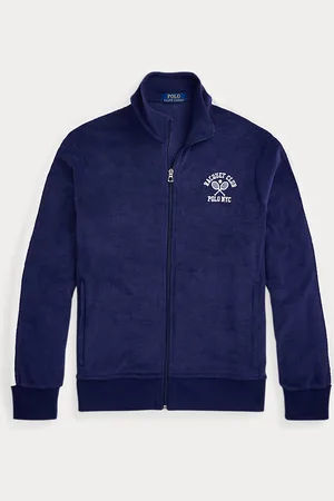 Ralph Lauren Chaqueta de chándal de rizo con bordado