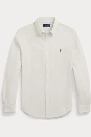 Ralph Lauren Camisa oxford de punto