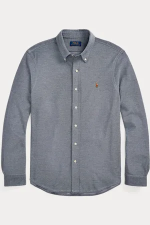 Ralph Lauren Camisa oxford de punto