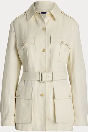 Ralph Lauren Cazadora Sydney de lino en rejilla