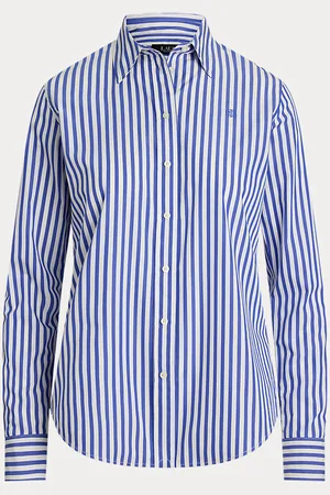 Ralph Lauren Tallas Pequeña - Camisa de paño con rayas Classic Fit