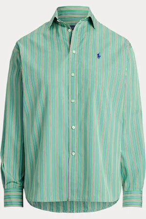 Ralph Lauren Camisa de algodón con rayas Relaxed Fit