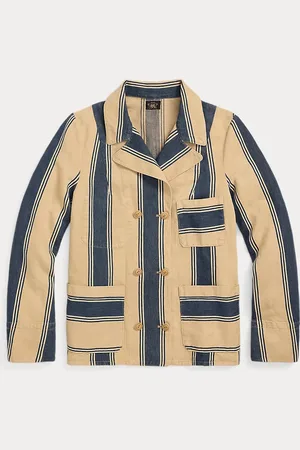 Ralph Lauren Chaqueta de sarga de algodón y lino
