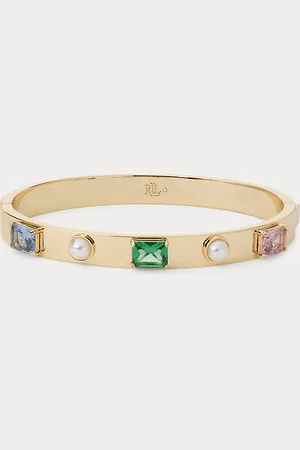 Ralph Lauren Pulsera con gemas y perlas de imitación