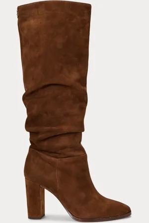 Ralph Lauren Bota alta Artizan de ante