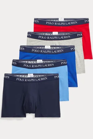 Ralph Lauren 5 bóxers clásicos de algodón elástico