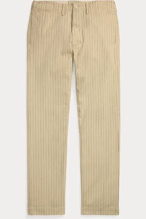 Ralph Lauren Pantalón de oficial de sarga con rayas