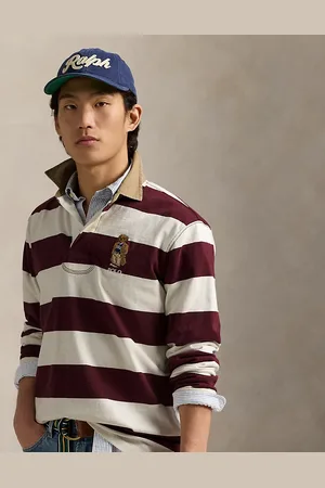 Ralph Lauren Camiseta de rugby de punto con Polo Bear
