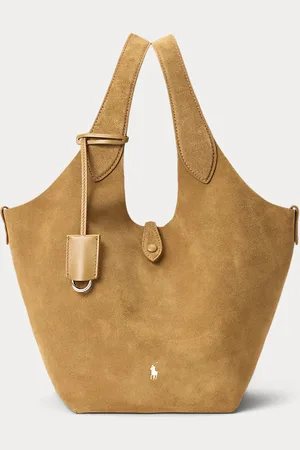 Ralph Lauren Bolso tote Polo Play mediano de ante
