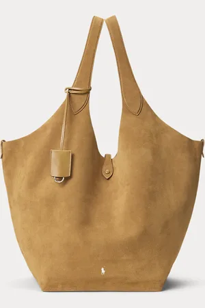 Ralph Lauren Bolso tote Polo Play grande de ante