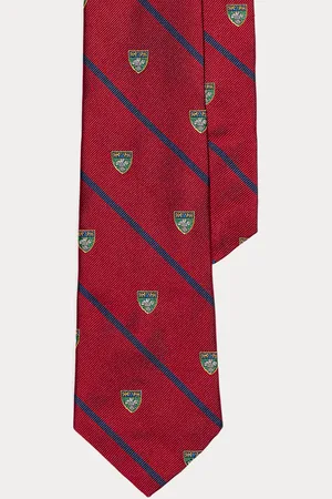 Ralph Lauren Corbata Club de seda repp con rayas