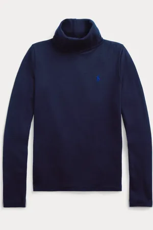 Ralph Lauren Jersey de cuello vuelto con algodón