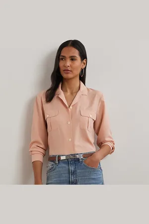 Ralph Lauren Camisa de crepé Relaxed Fit