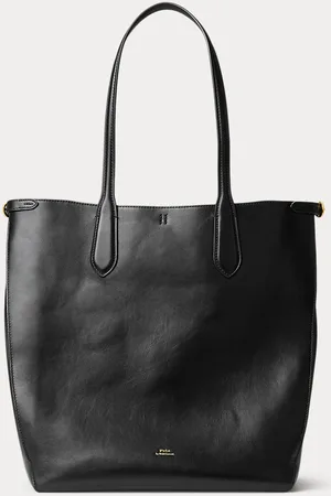 Ralph Lauren Bolso tote Bellport alargado de piel