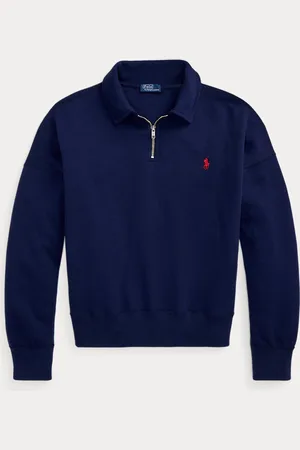 Ralph Lauren Jersey de felpa ligera con cremallera