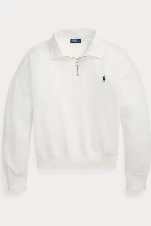 Ralph Lauren Jersey de felpa ligera con cremallera