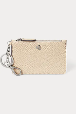 Ralph Lauren Tarjetero de piel con textura