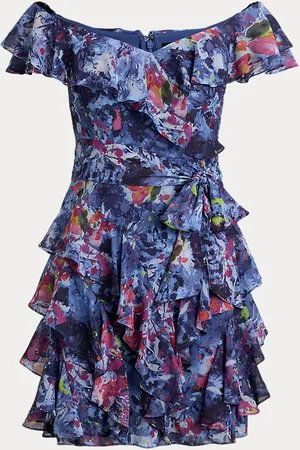 Ralph Lauren Vestido de cóctel de hombros caídos