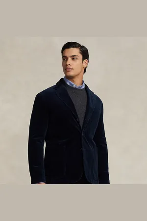 Ralph Lauren Chaqueta de traje de pana elástica